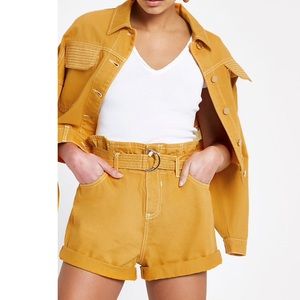 River Island Paper Bag Shorts